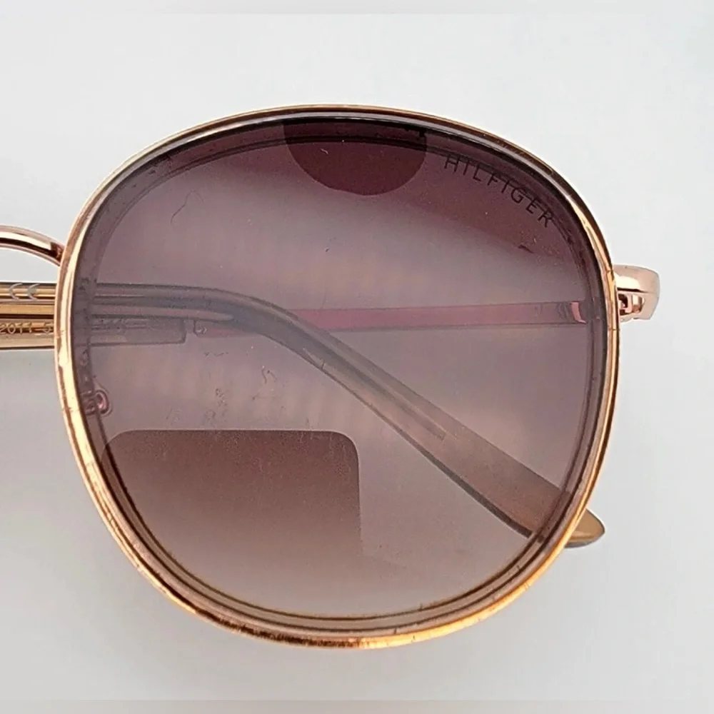 Tommy Hilfiger May‎ WM OL502 0063262011 Rose Gold Brown Gradient Lens Sunglasses